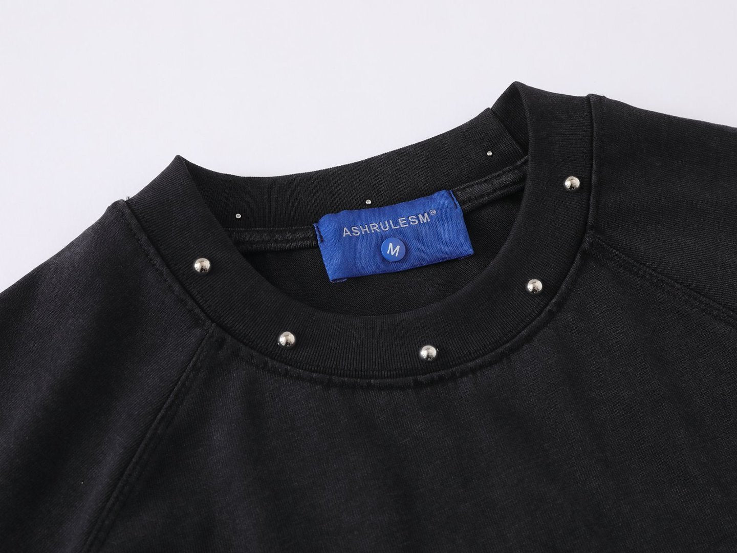 Studs Raglan Short Sleeve T-Shirt WN25505