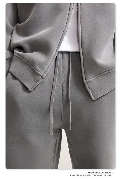 Wide-leg Washed Sweatpants WN6462