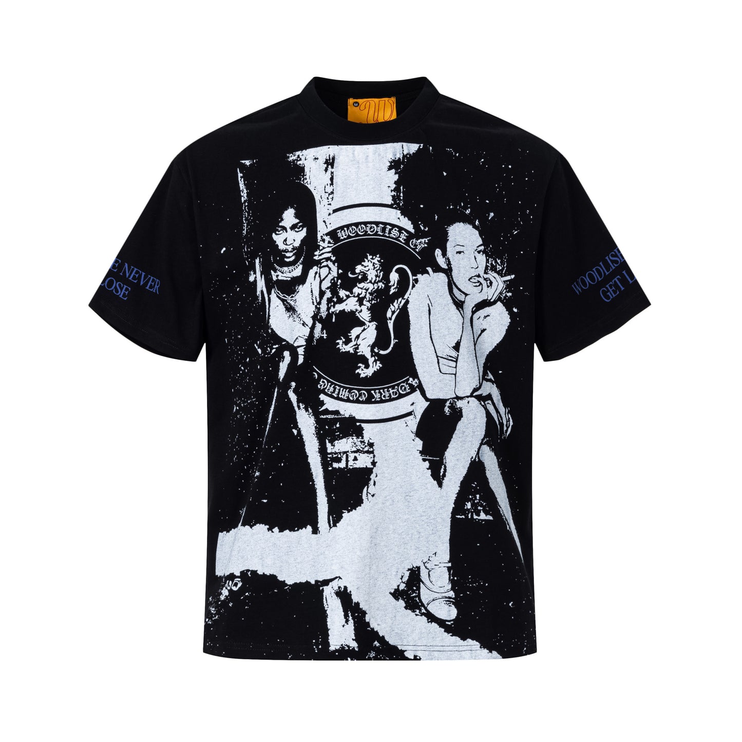 Creative Figure Print Short Sleeve T-Shirt WN26050