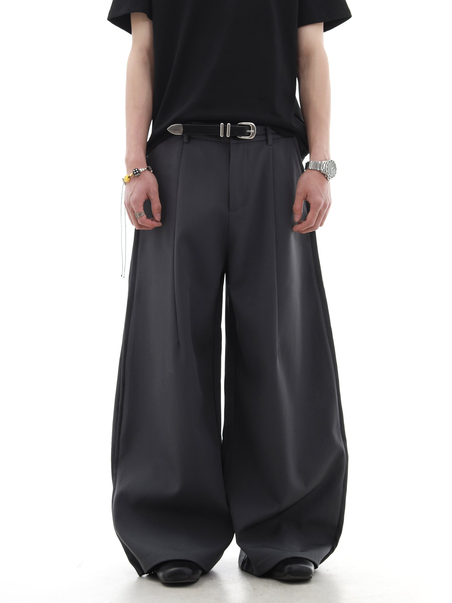 Drape Wide-Leg Trousers WN15736