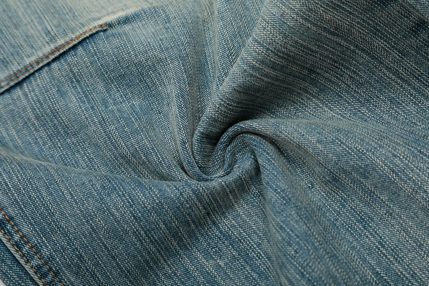 Washed Whisker Wide Leg Denim Jeans WN26037