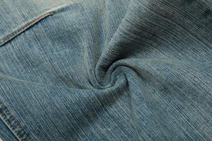 Washed Whisker Wide Leg Denim Jeans WN26037