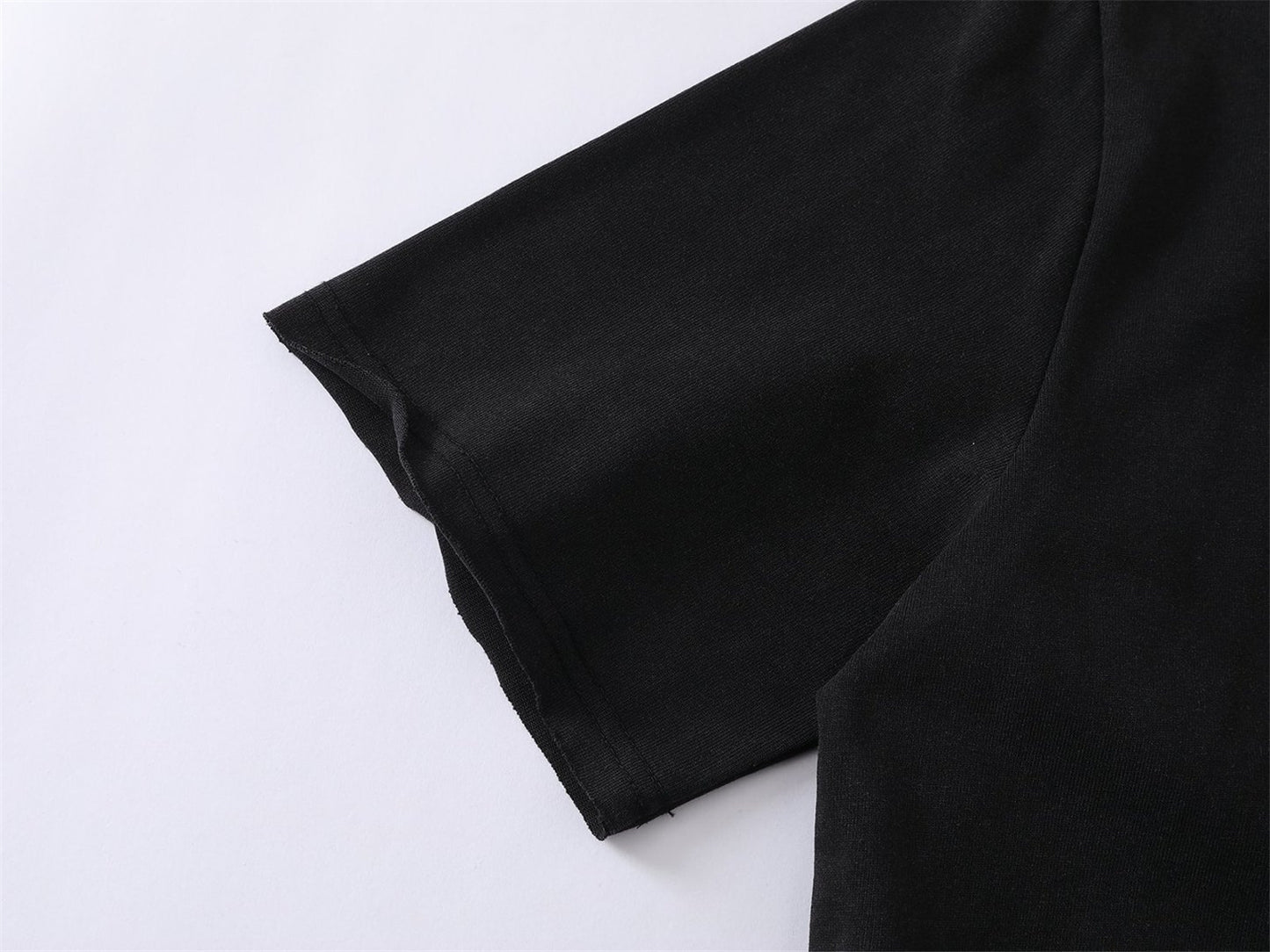 Neck Letter Short Sleeve T-Shirt WN26768
