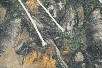 Camouflage Leaf Print Straight Pants WN11501