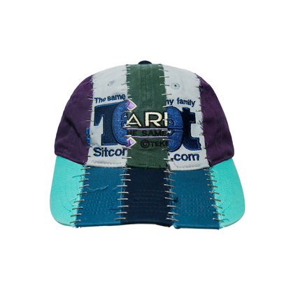 Patchwork Contrast Design Cap WN21094