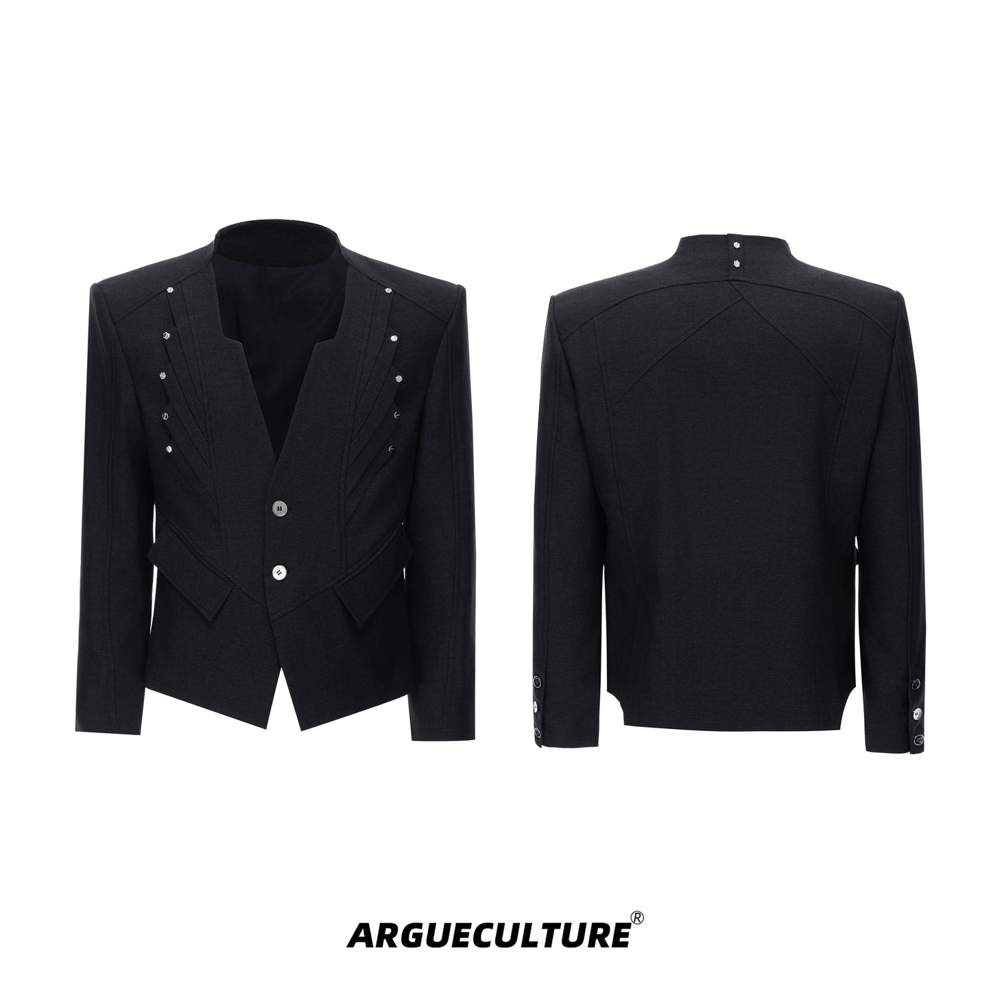 Deconstruction Tailored Jacket & Flare Trousers Setup WN21236