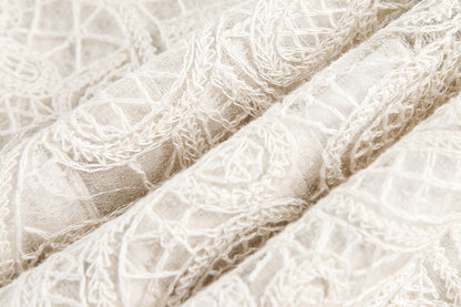 Graffiti Lace Cutout Short Sleeve Shirt WN16181