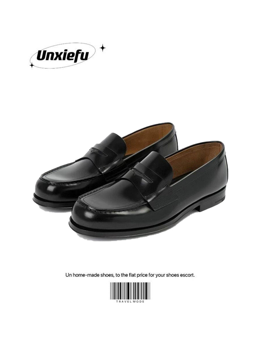 Matte Full-Grain Leather Loafers WN20768