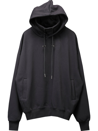 High-Neck Oversize Fleece Lining Hoodie WN22351