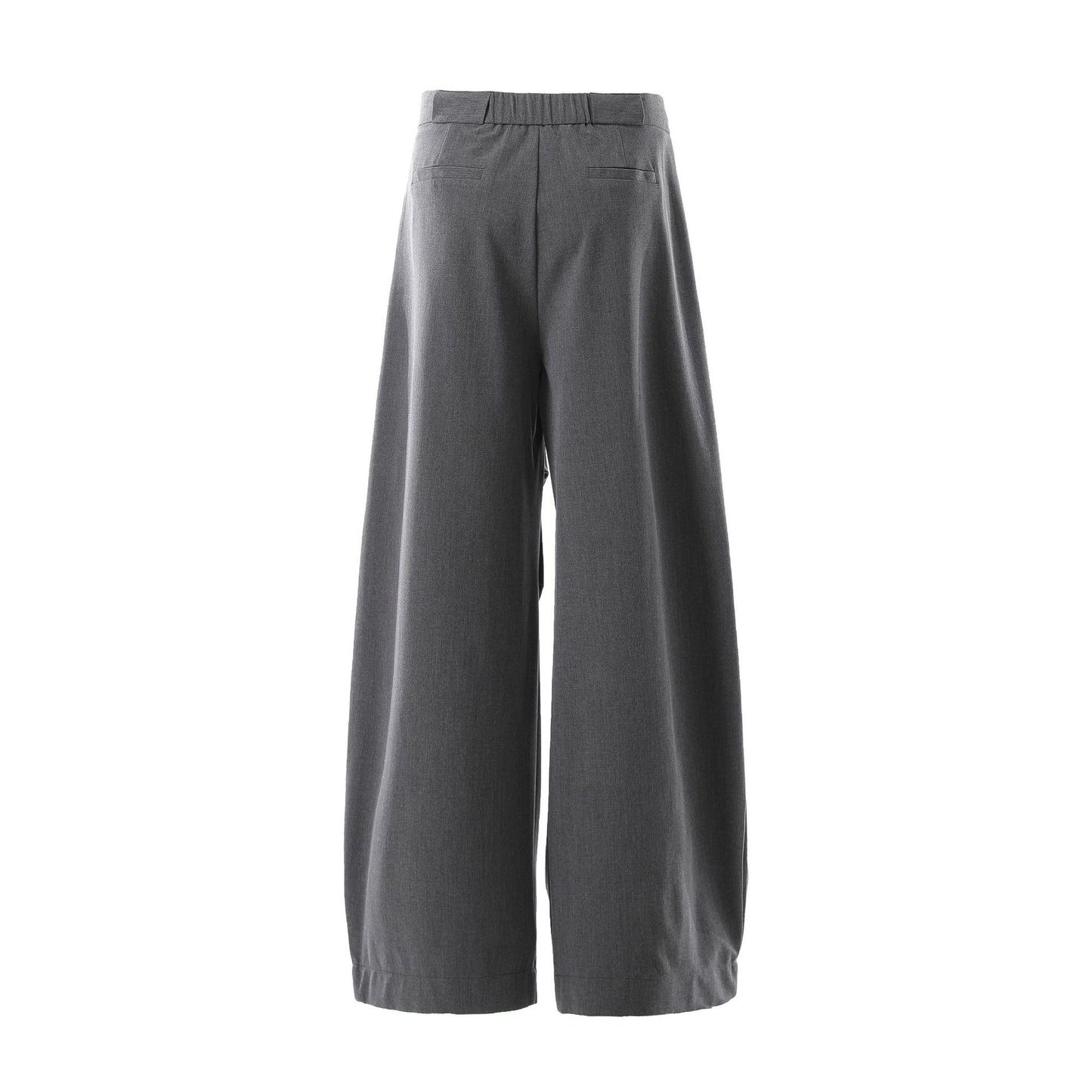 Deconstruction Pleats Curved Trousers WN26012