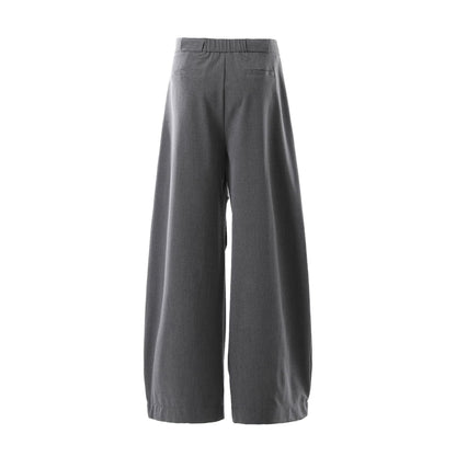 Deconstruction Pleats Curved Trousers WN26012