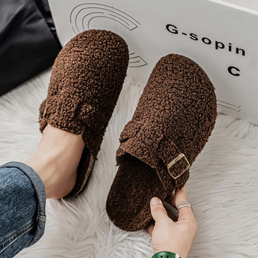 Thick Sole Cold-Protection Slip-On Shoes WN23384