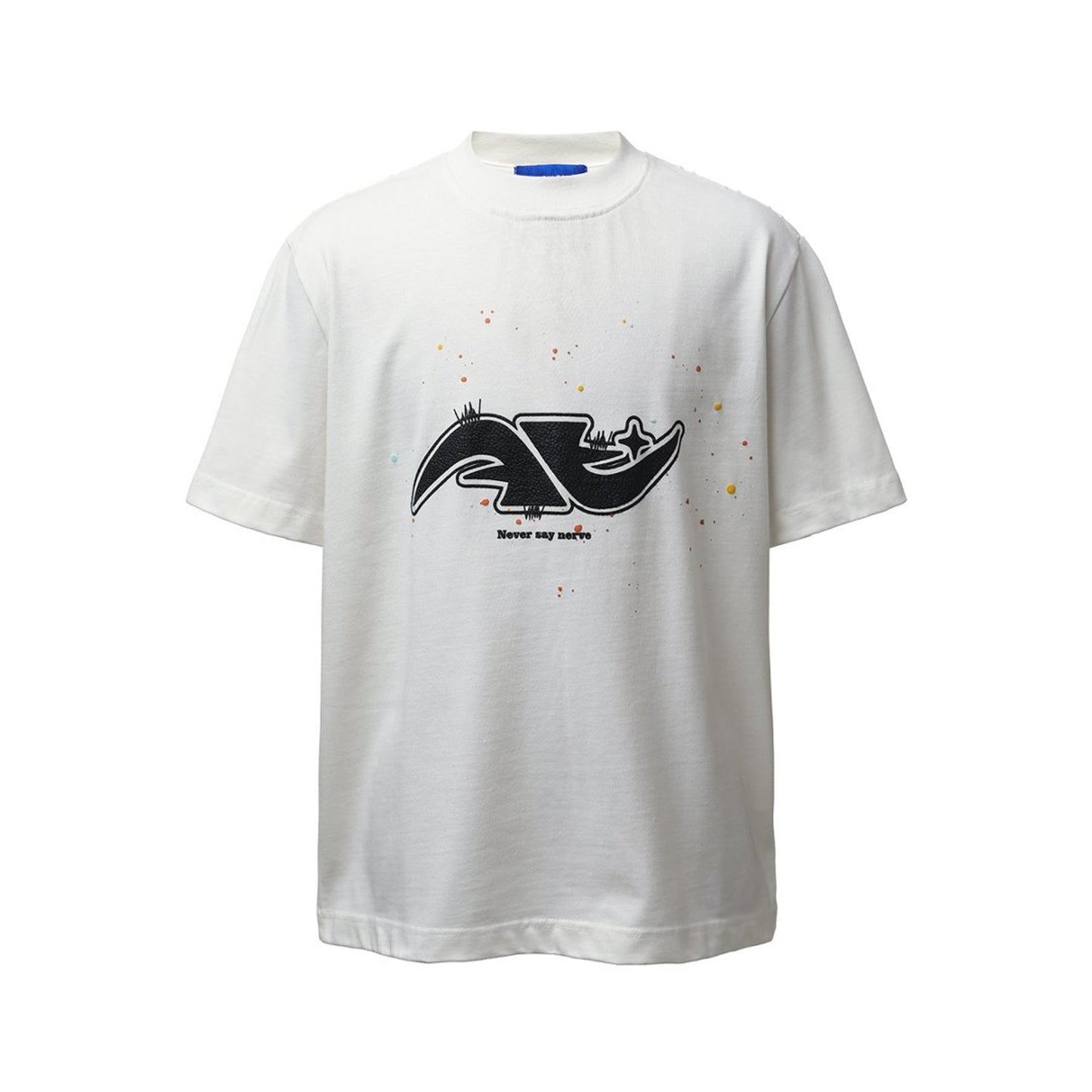 Paint Splash Graphic Short Sleeve T-Shirt WN26769