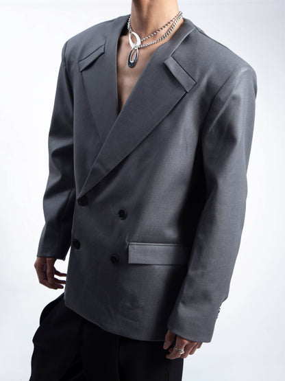 Structured Oversize Tailored Jacket WN20634