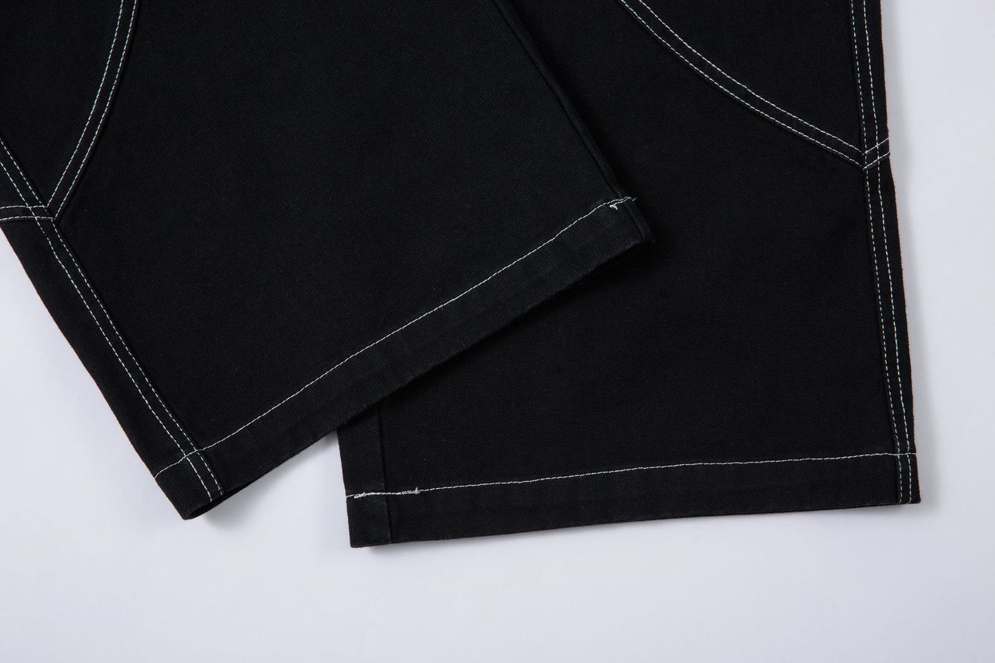 Embroidery Wide Leg Denim Jeans WN14131