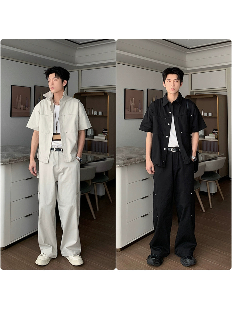 Denim Short Sleeve Shirt & Denim Jeans Setup WN20411