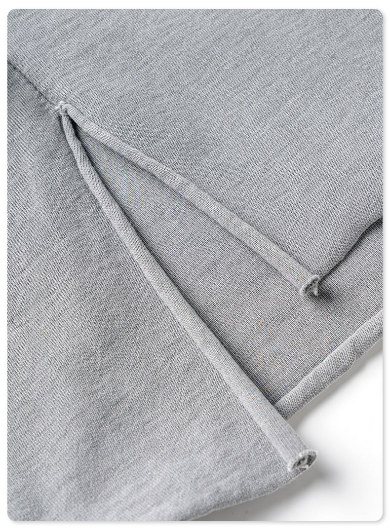 Washed Oversize Sleeveless T-Shirt WN6069