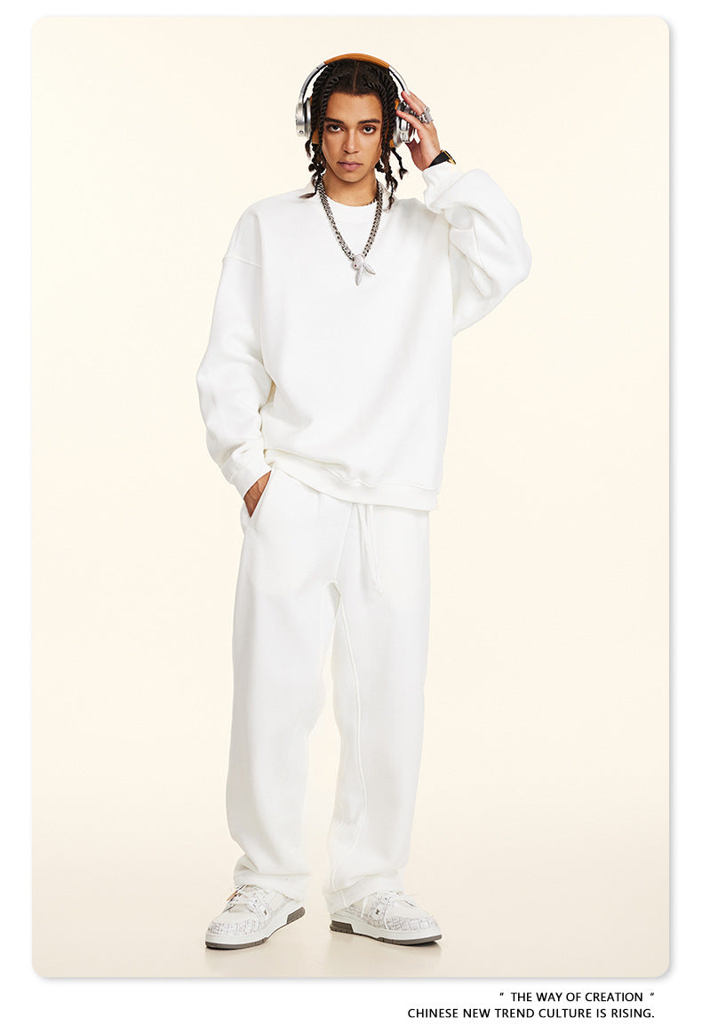 Fleece Lining Oversize Sweatshirt WN9928