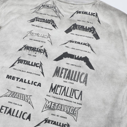 Graphic Print Stain Damage Oversize Short Sleeve T-Shirt WN25593