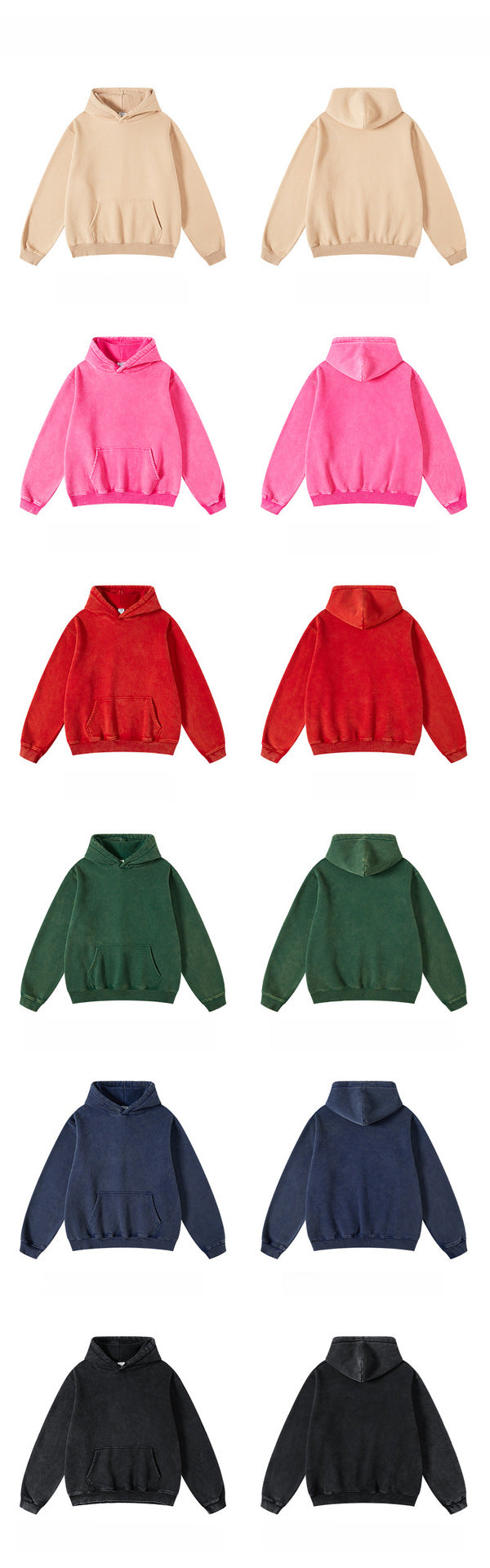 Oversize Washed Hoodie WN6460