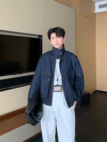 Zipper Denim Jacket WN20477