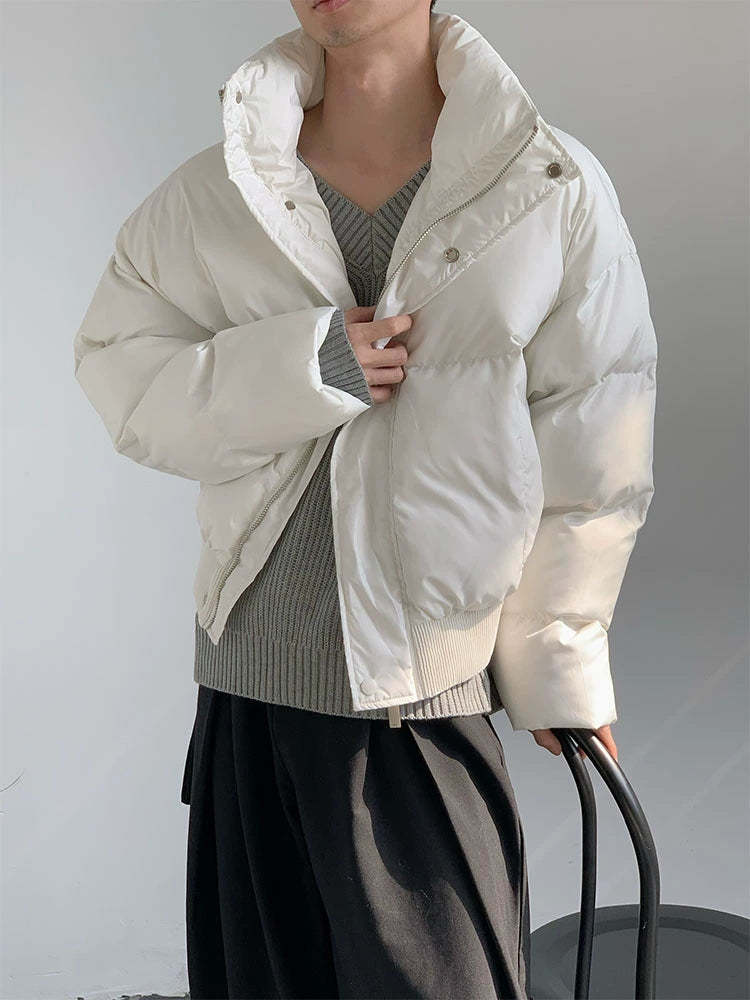 Oversize Standing-Collar Puffer Jacket WN9639