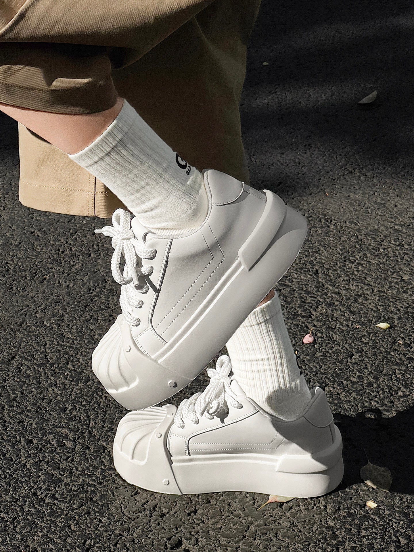 Chunky Shell Toe Platform Sneakers WN24516