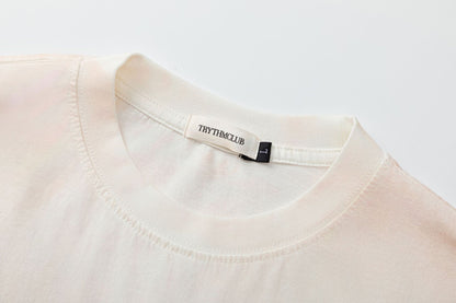 Washed Figure Graphic Short Sleeve T-Shirt WN25847