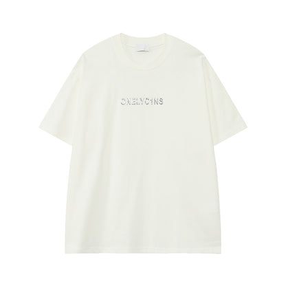 Letter Print Short Sleeve T-Shirt WN24939