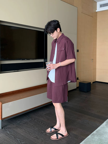 Short Sleeve Shirt & Half Pants Setup WN20445