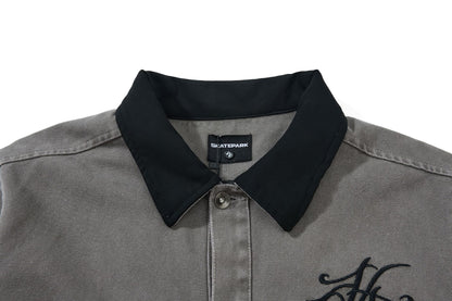 Canvas Embroidery Jacket WN25960
