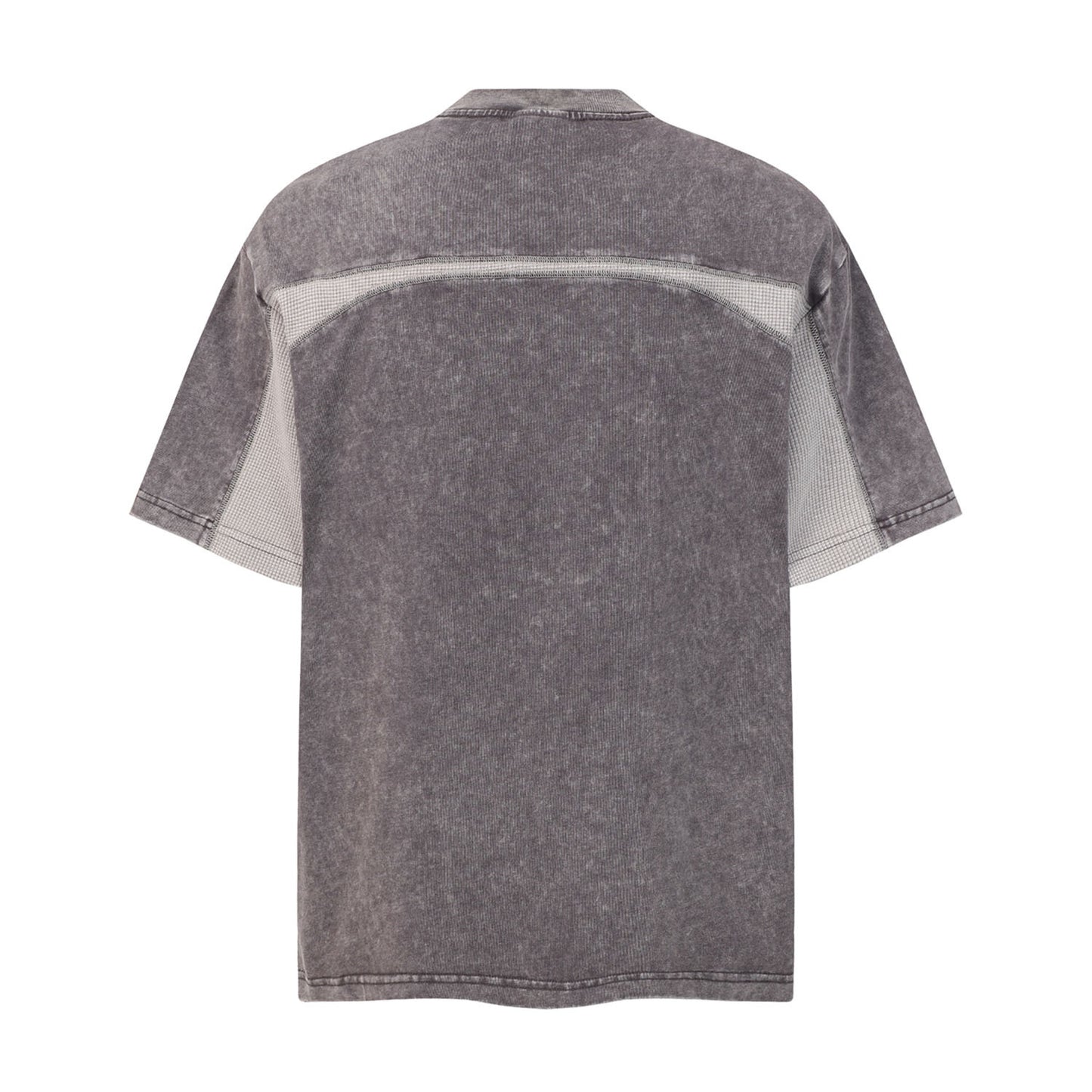 Waffle Panel Washed Short Sleeve T-Shirt WN26797
