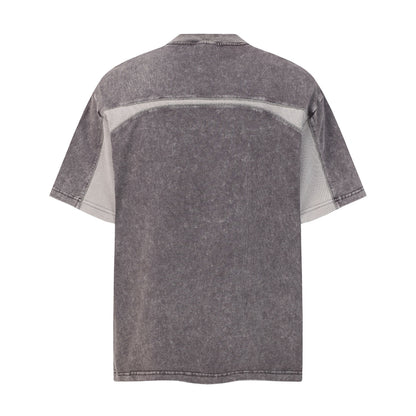 Waffle Panel Washed Short Sleeve T-Shirt WN26797