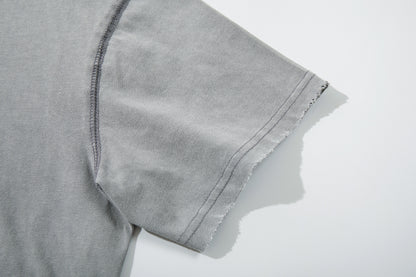 Washed Damage Short Sleeve T-Shirt WN25378