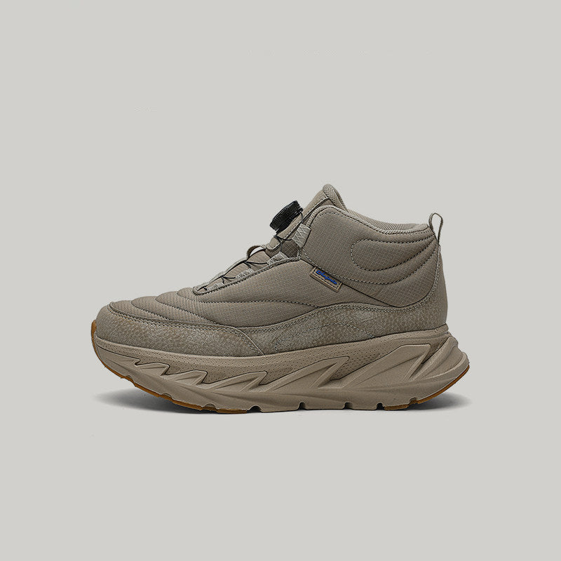 Soft Sole Shock Absorbing Outdoor High-Top Sporty Sneakers WN23421