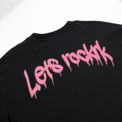 Anime Print Oversize Short Sleeve T-Shirt WN18521