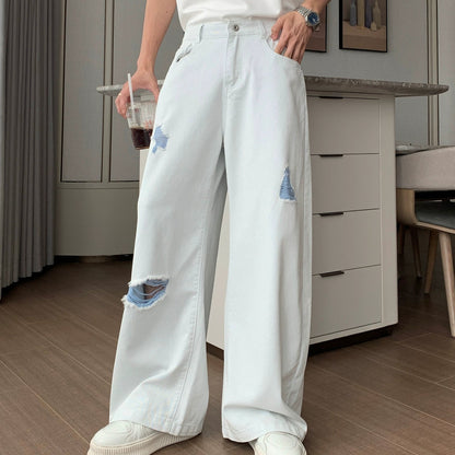 Damage Flare Denim Jeans WN20452