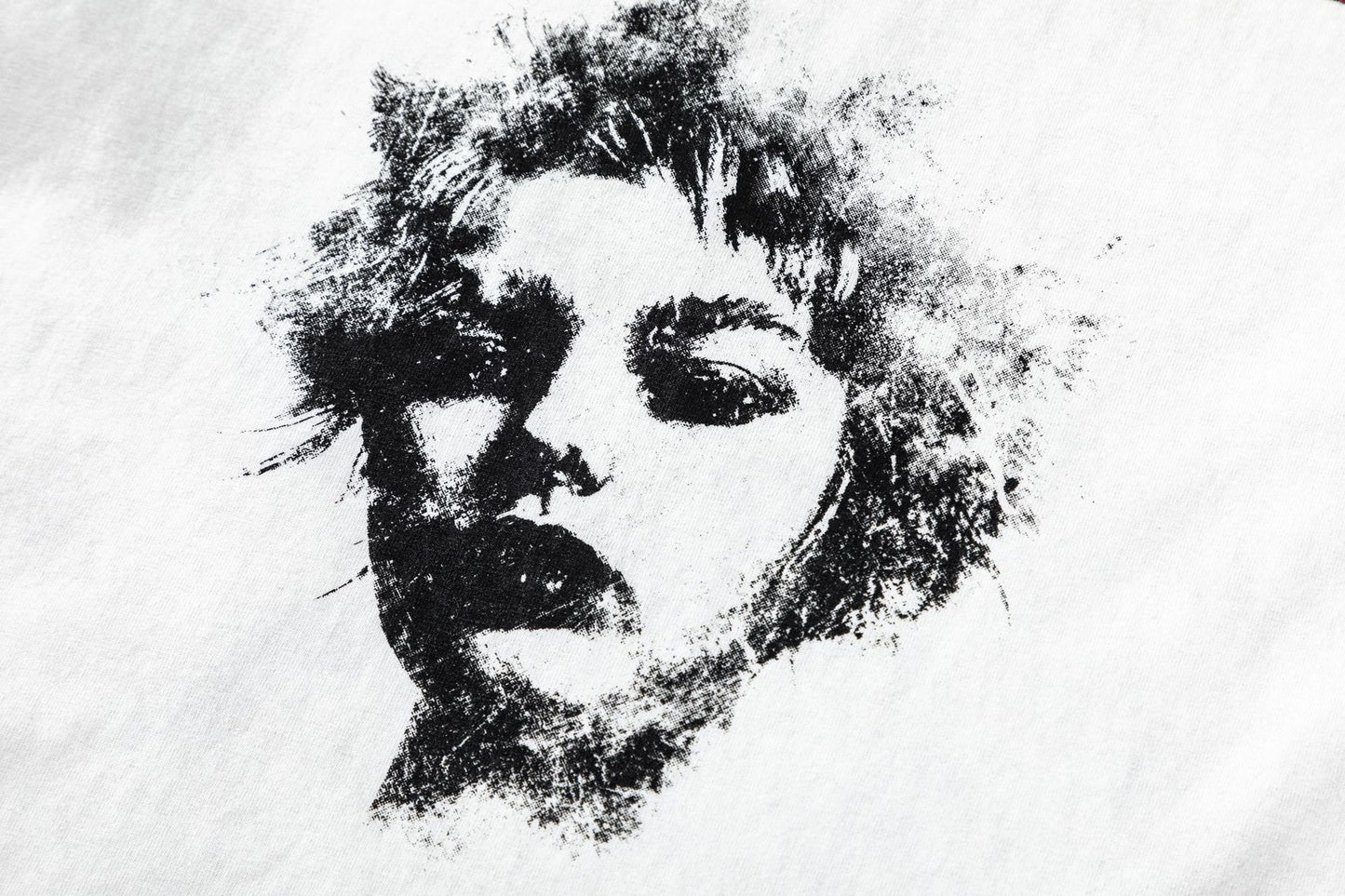 Paint Portrait Print Short Sleeve T-Shirt WN26026
