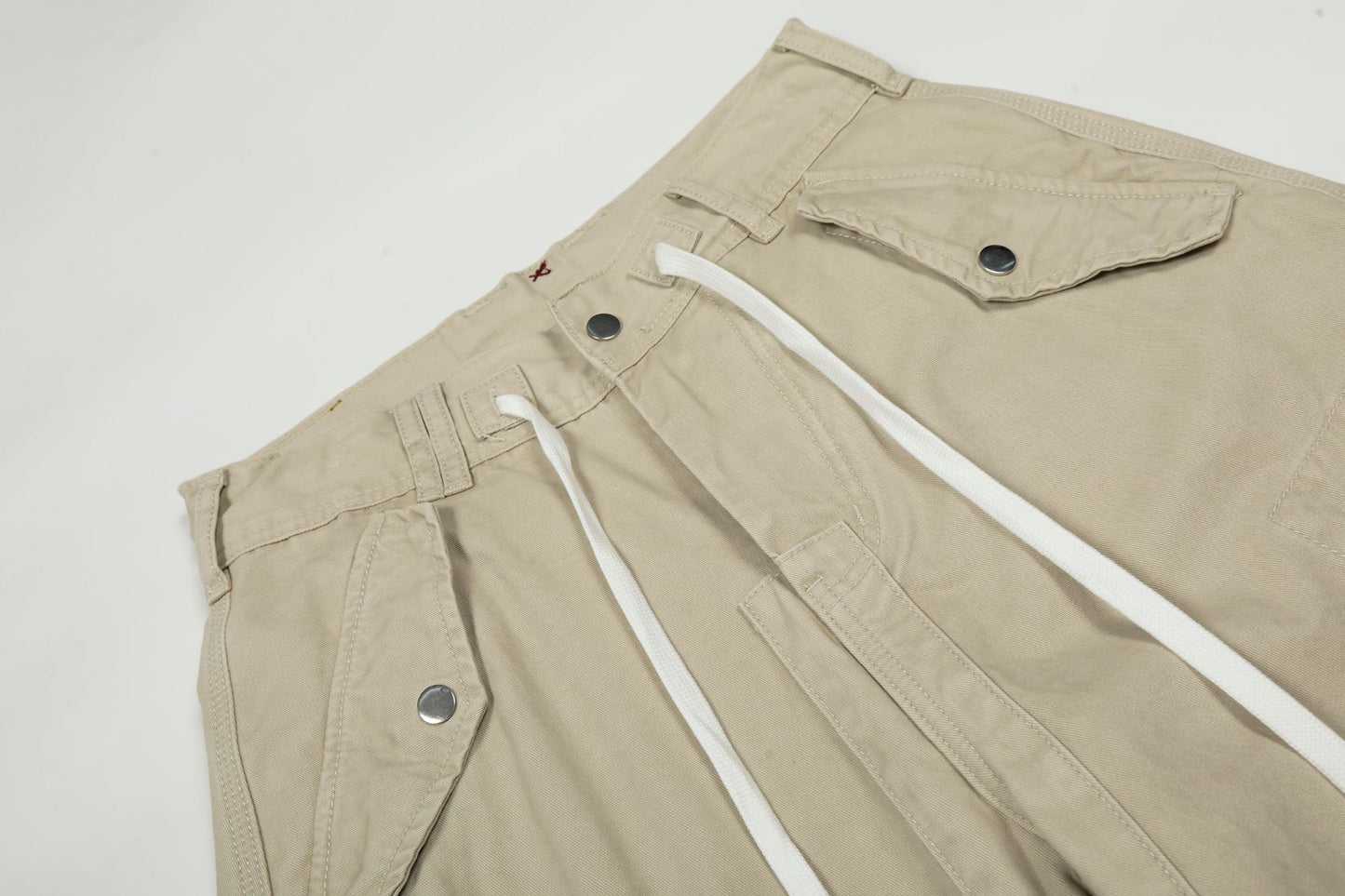 Drawstring Cargo Wide Leg Pants WN25928