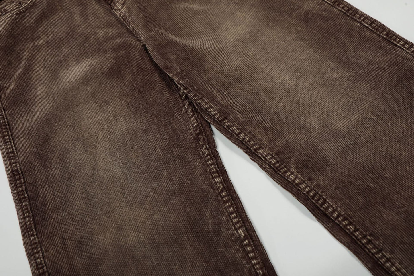 Washed Corduroy Straight Pants WN23064