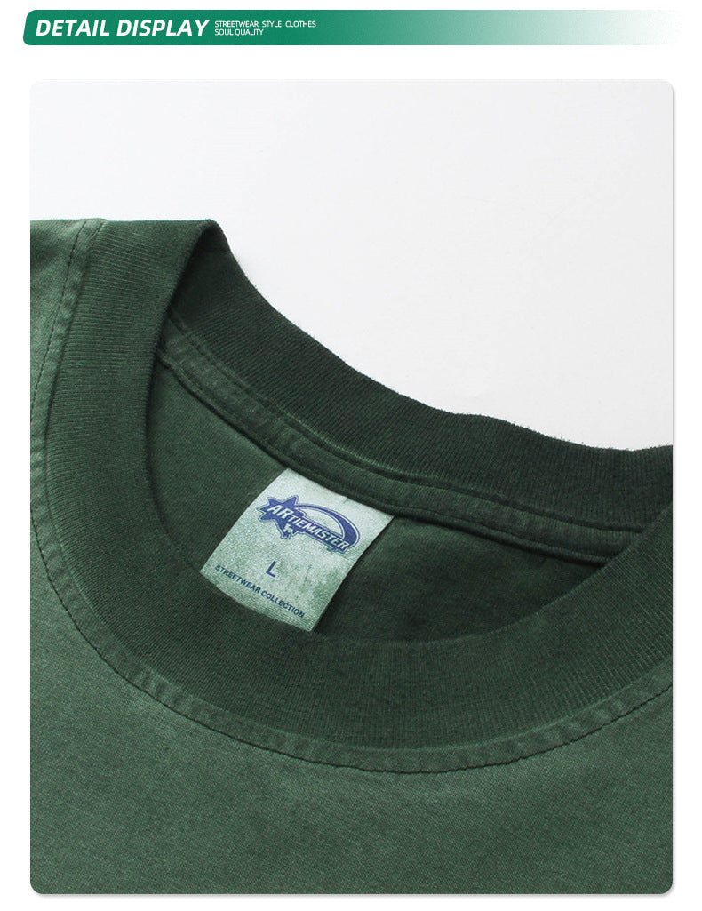 Vintage Dyed Oversize Short-sleeve T-shirt & Vintage Dyed Short Sweatpants Setup WN6642