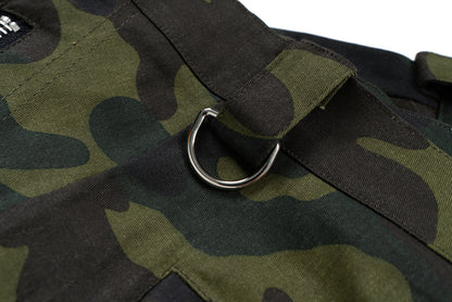 Camouflage Wide-Leg Cargo Pants WN11344