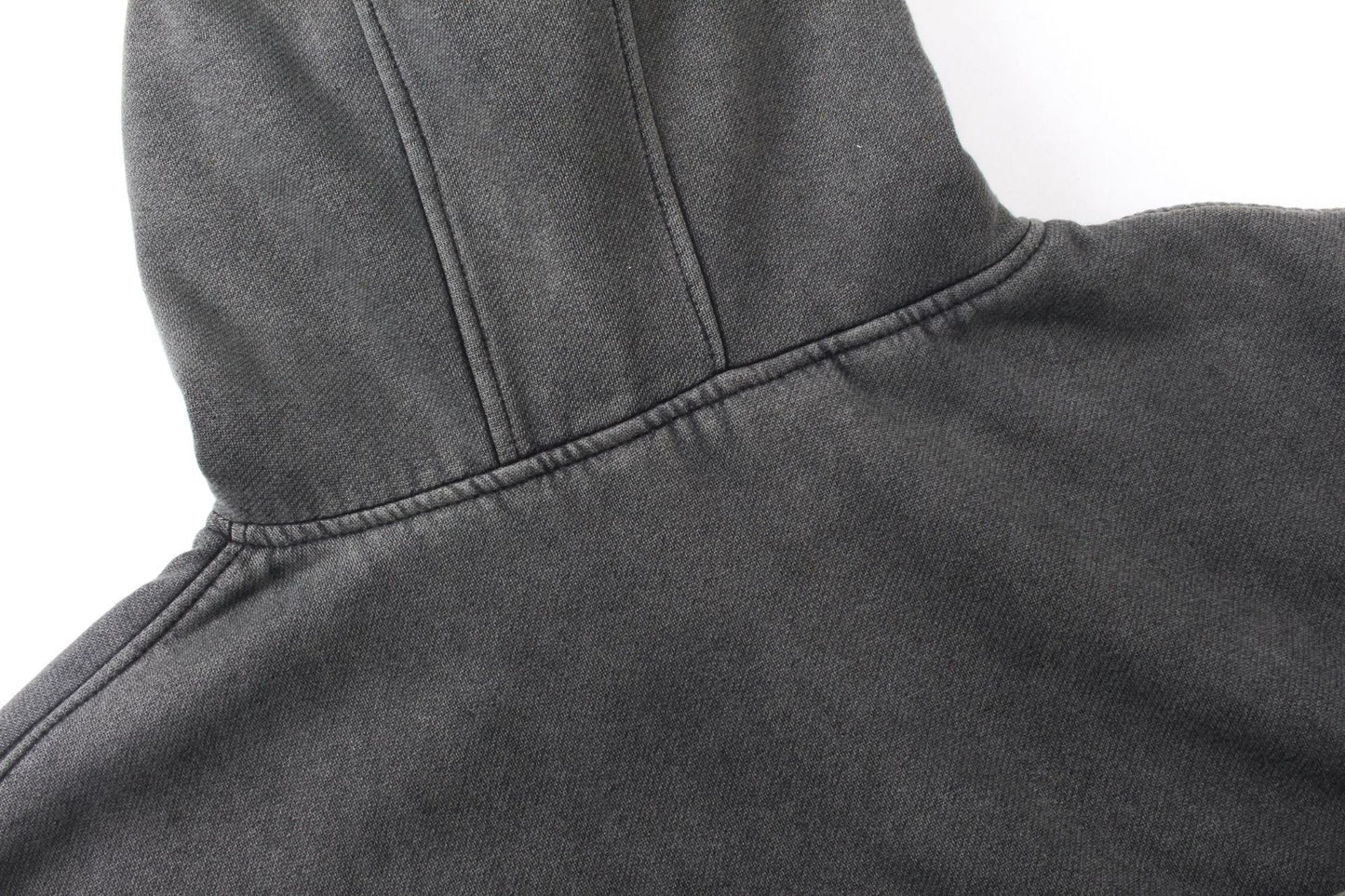 Washed Oversize Zipper Hoodie WN11358