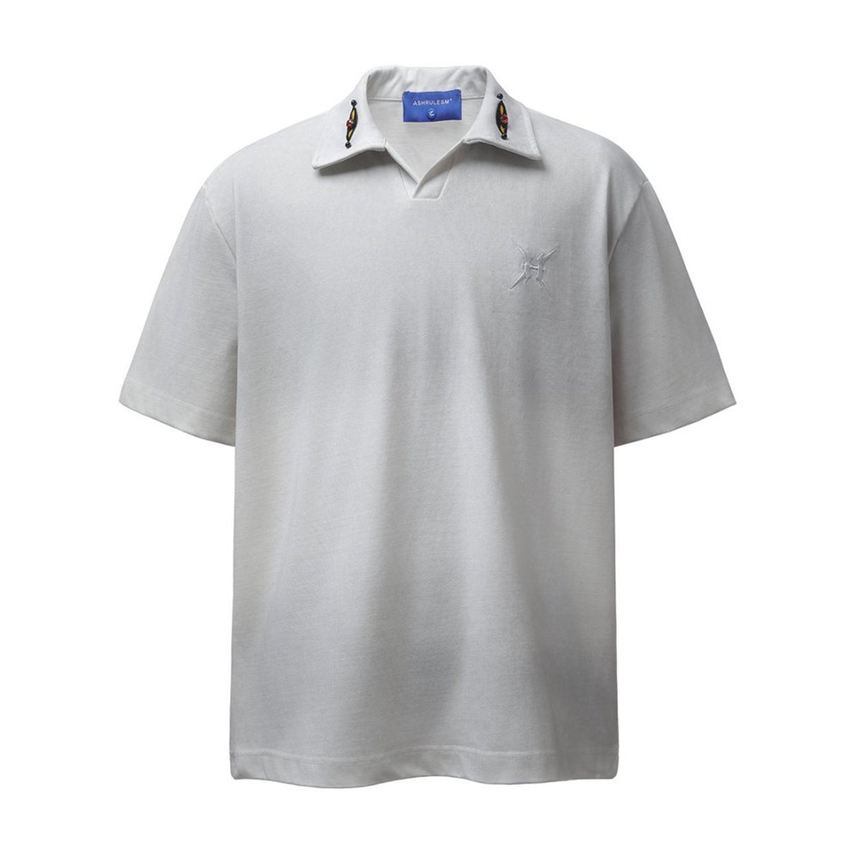 Gradient Sequin Embroidered Polo Shirt WN26802
