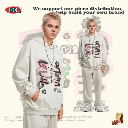 Print Oversize Hoodie WN9952