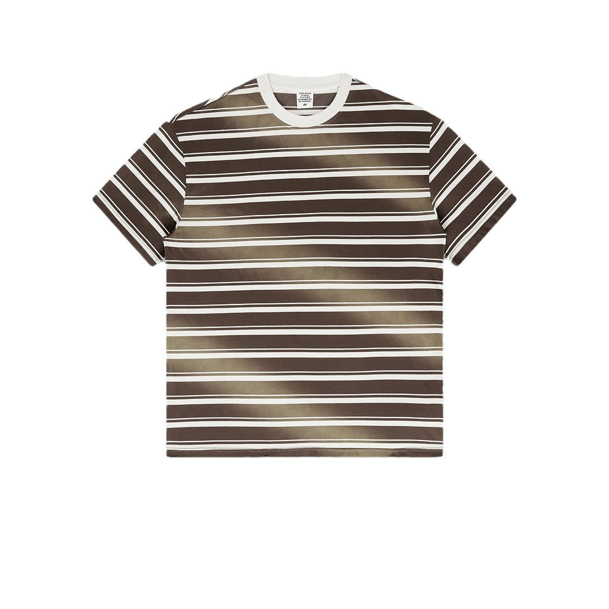 Oversize Stripe Short-sleeve T-shirt WN6393