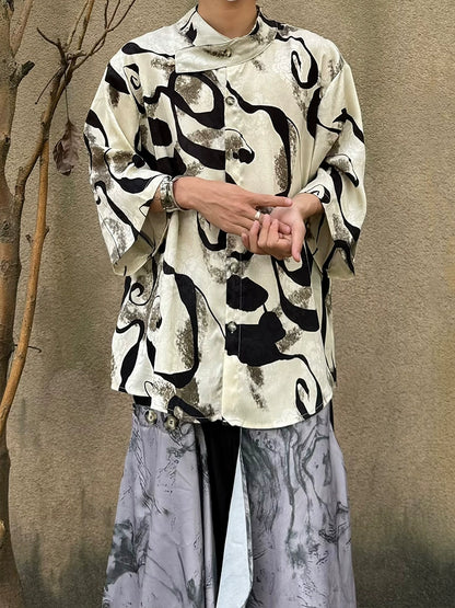 Jacquard Breathable Sun-Protection Short Sleeve Shirt WN19988