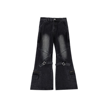 Wide-leg Micro Flare Denim Jeans WN5304