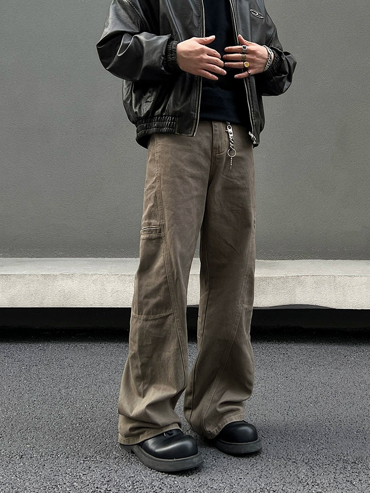 Washed Cleanfit Flare Denim Jeans WN19495