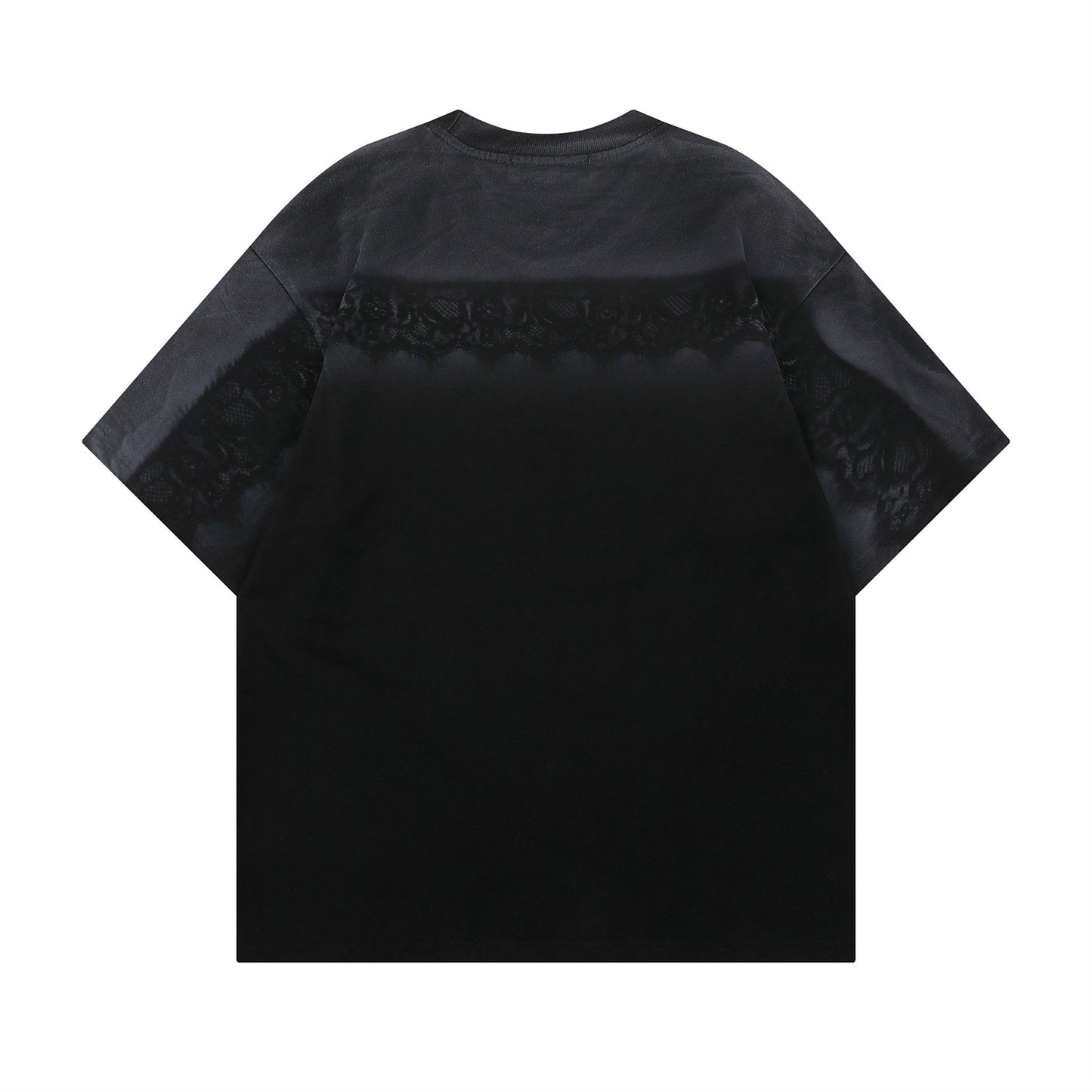Lace Gradient Short Sleeve T-Shirt WN26762
